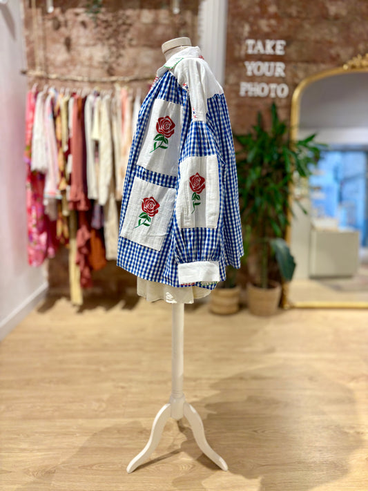 Camisa Oversize Bordada