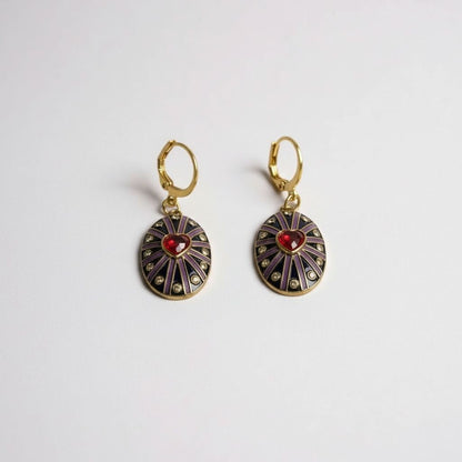 Blue Amulet Earrings